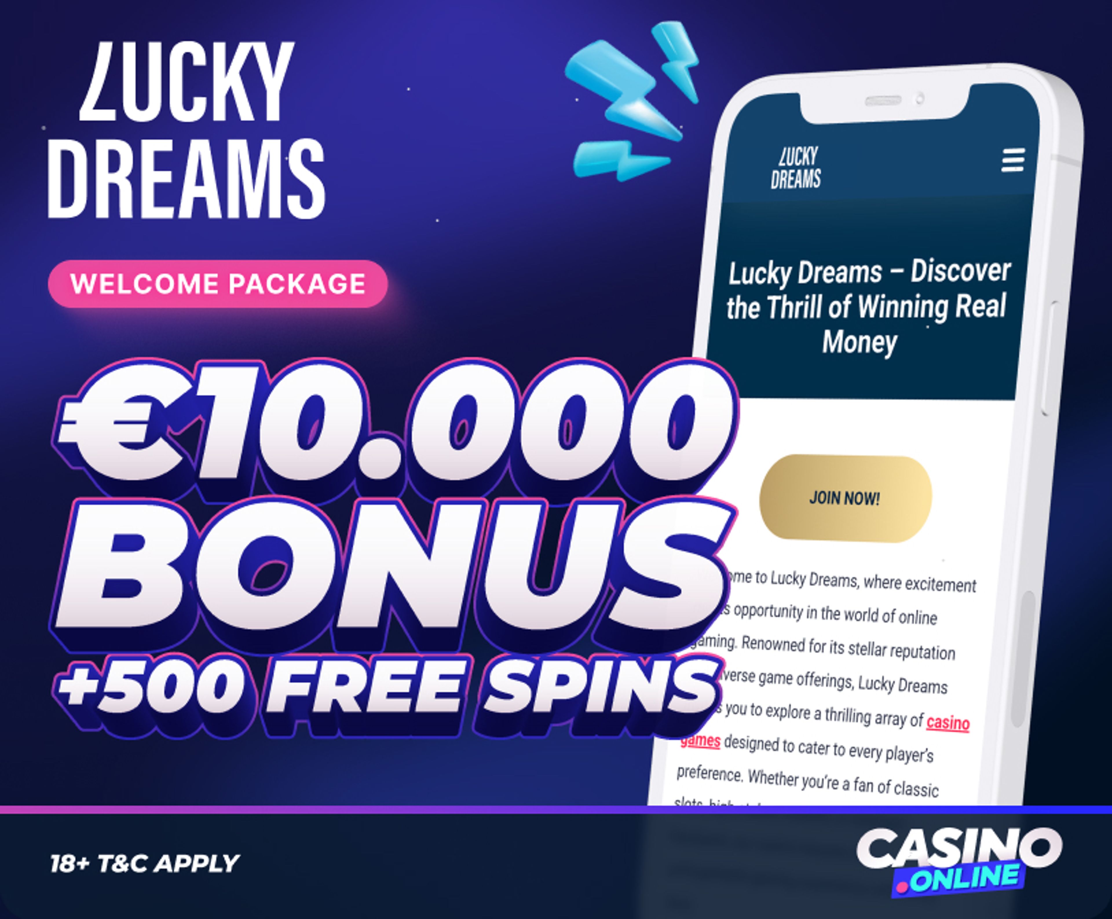 Lucky Dreams Casino Welcome Bonus